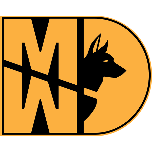 31 Kilo / 31K Army MP K-9 / K9 MWD Sticker - Gold Letters – ALL Patch Stuff