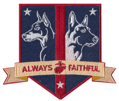 USMC Marine Corps MWD K9 Colored Patch