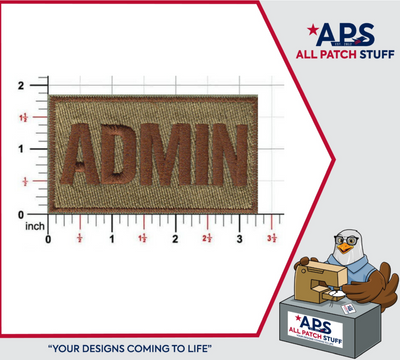 Administration (ADMIN) Shoulder Identifier Multicam/OCP Patch - 2 Pack